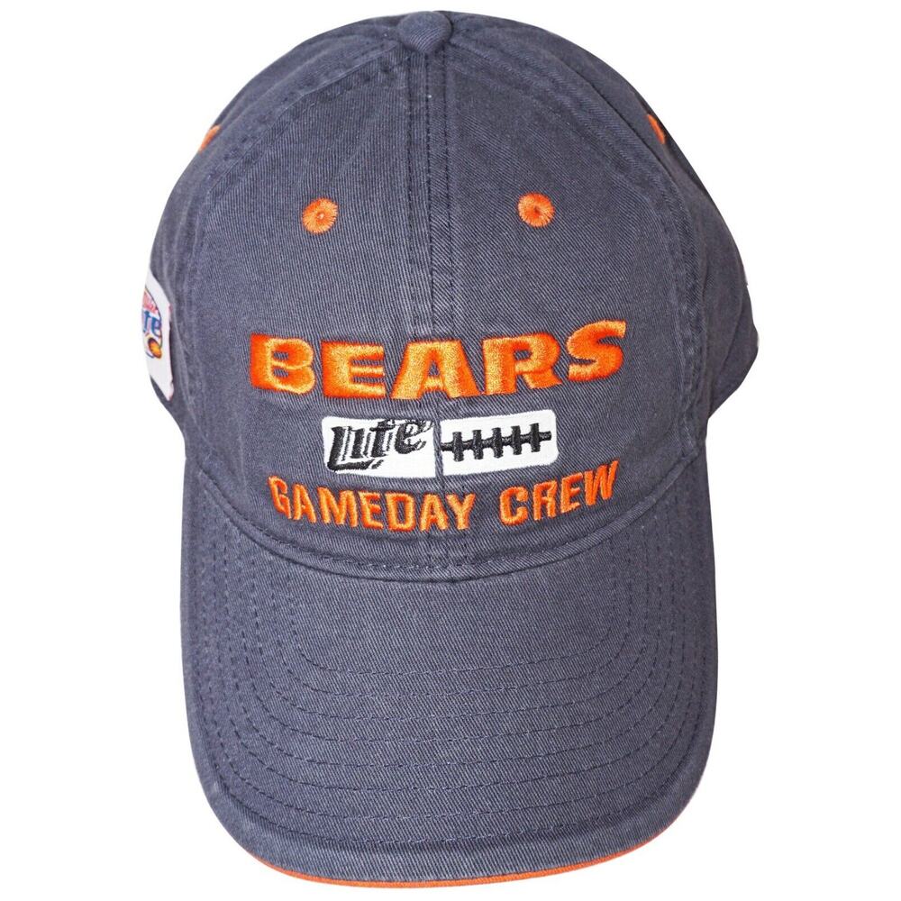 Vintage Chicago Bears Miller Lite Promo Gameday Crew Hat - NFL Football Cap